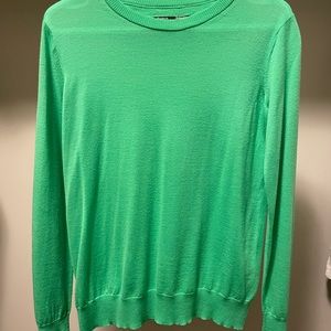 Proenza Schouler long sleeve sweater. Bright green.